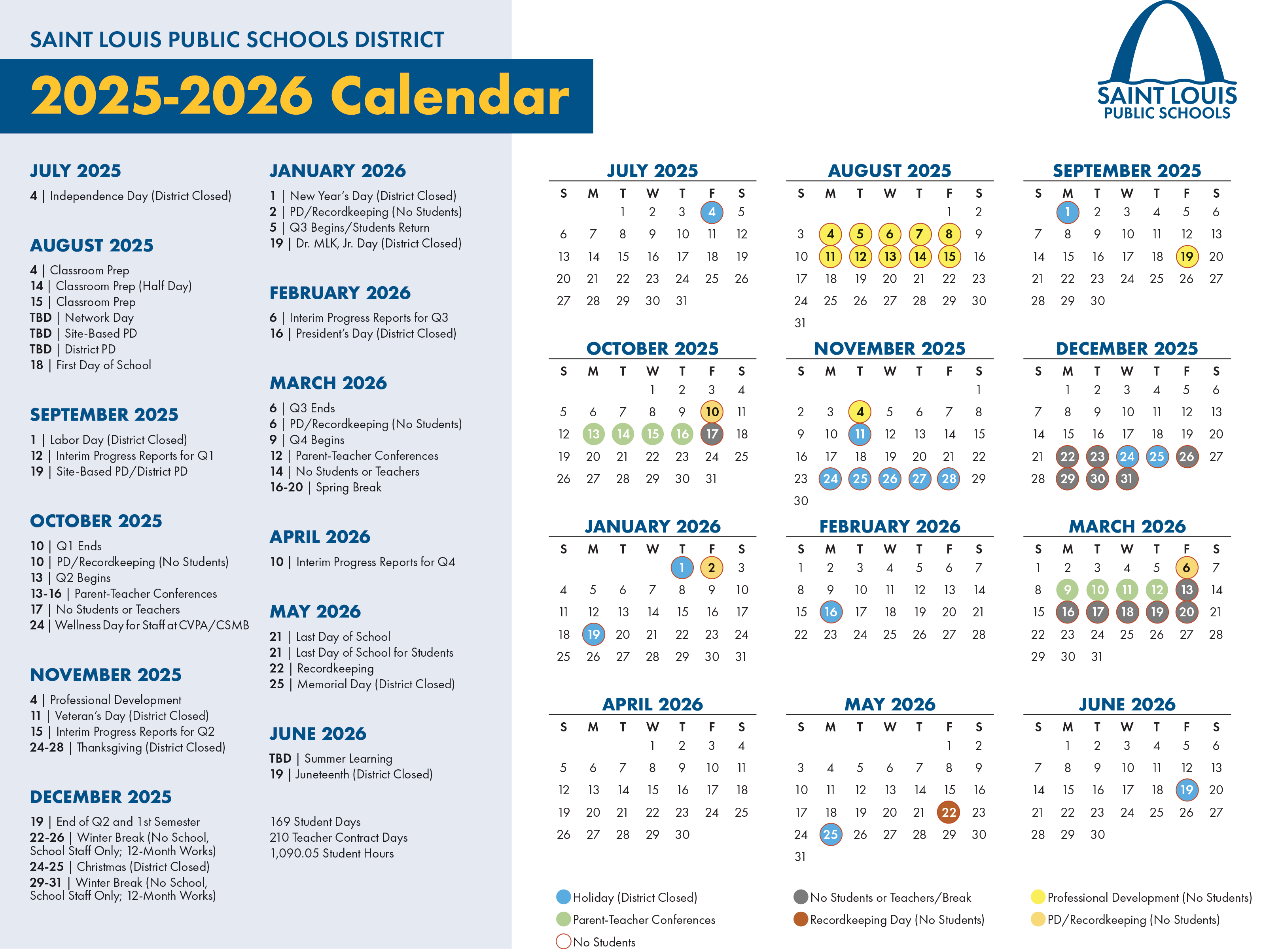 Calendar / 20252025 District Calendar